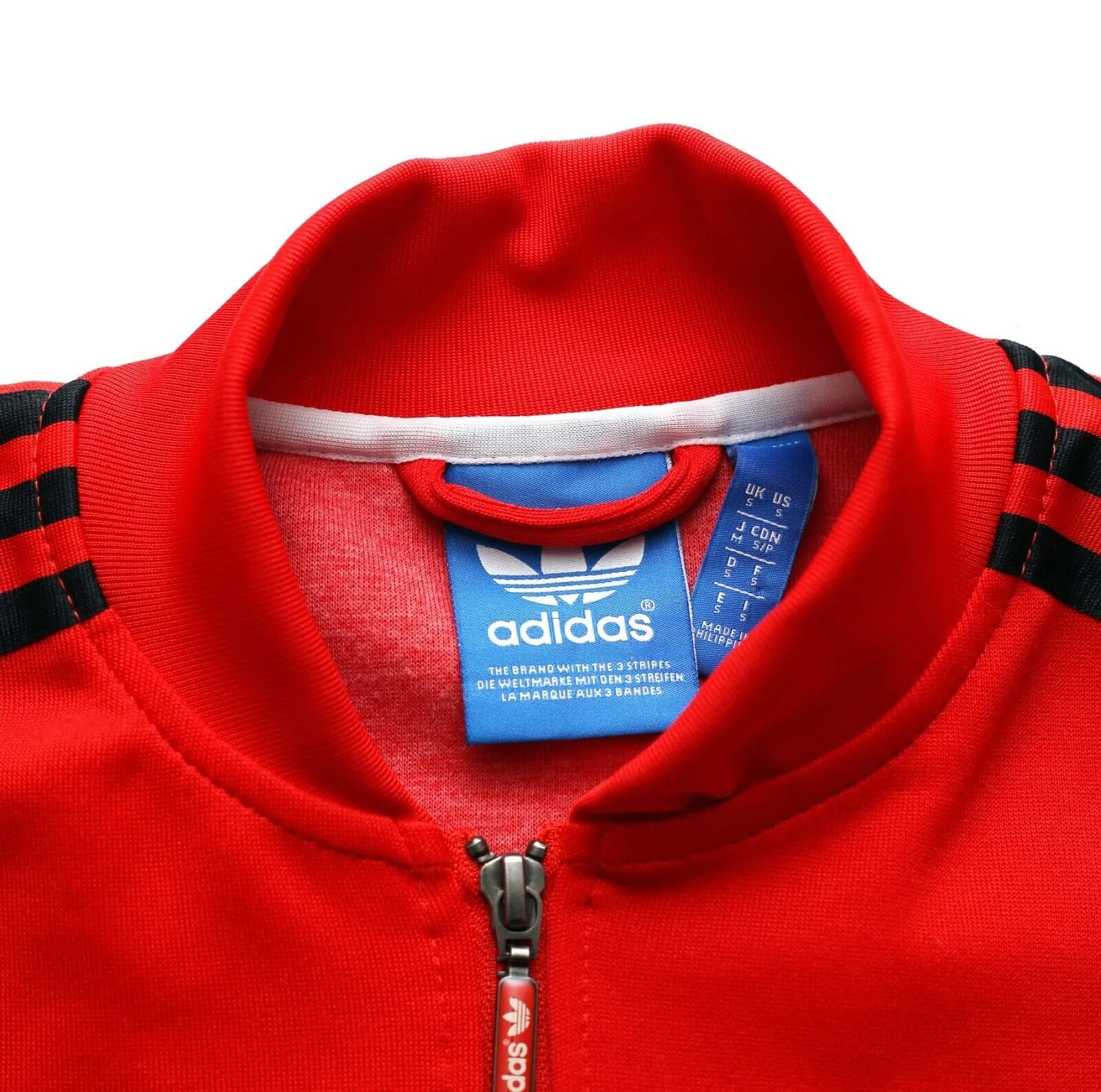 1985 MANCHESTER UNITED adidas Originals FA Cup Football Track Top Jacket (S)