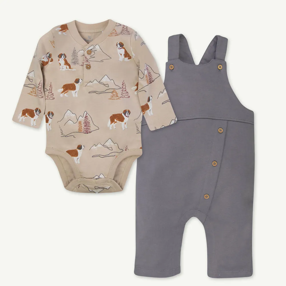 2-Piece St. Bernard Overall Set