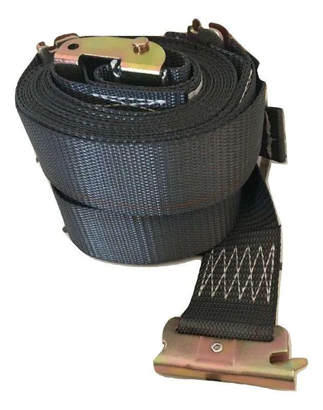 2" x 16 Ft Interior Van Cam Buckle E-Track Strap w/ Spring E Fittings 4 PACK | C16E