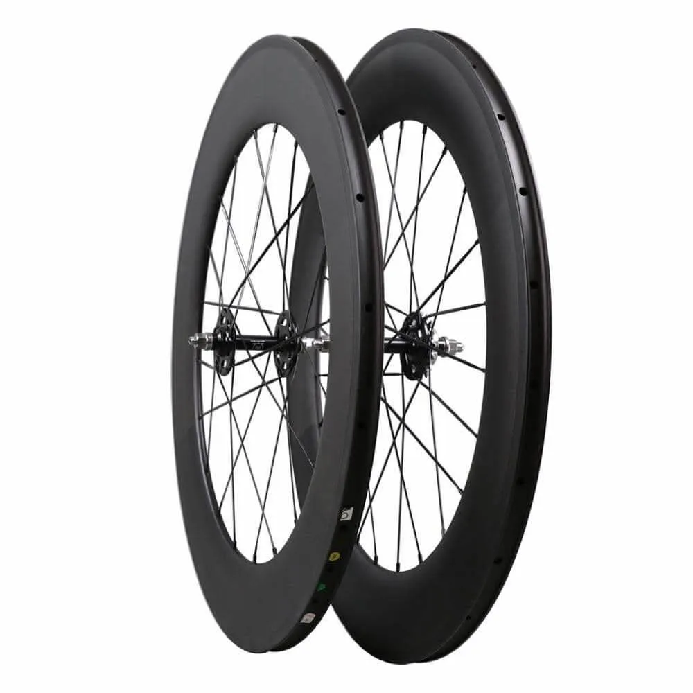 700C 88mm depth Carbon Track Wheels