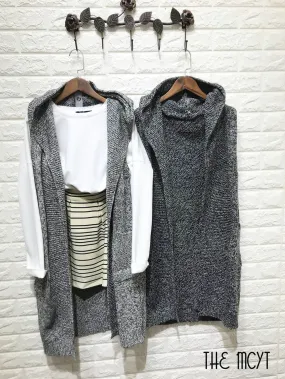 Alicia Knitted Long Vest