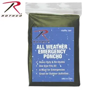 All Weather Emergency Poncho