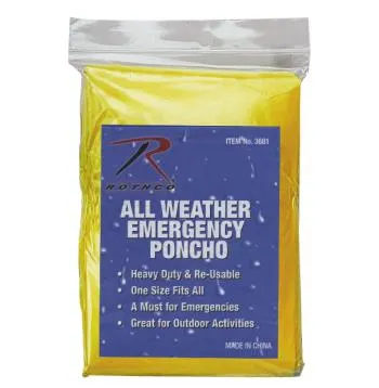 All Weather Emergency Poncho