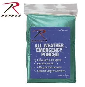 All Weather Emergency Poncho