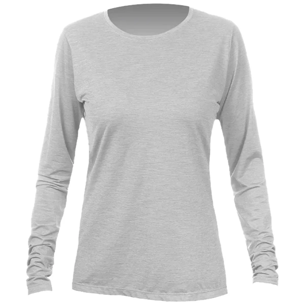 ANETIK Women's Alloy Heather Breeze Tech Long Sleeve T-Shirt