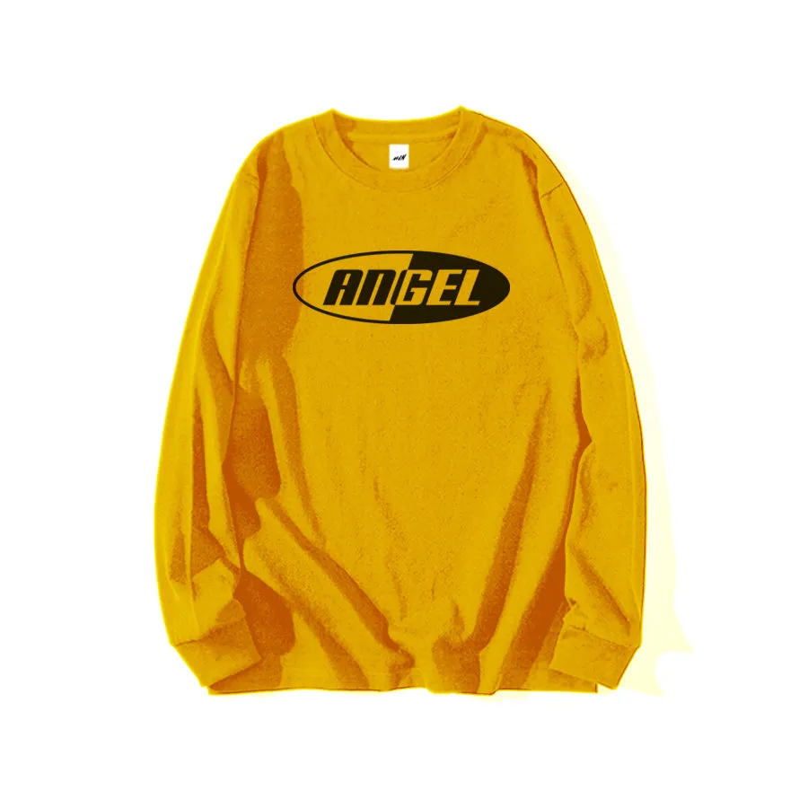 ANGEL REFLECTIVE LONG SLEEVE T-SHIRT YELLOW - MJN ORIGINALS