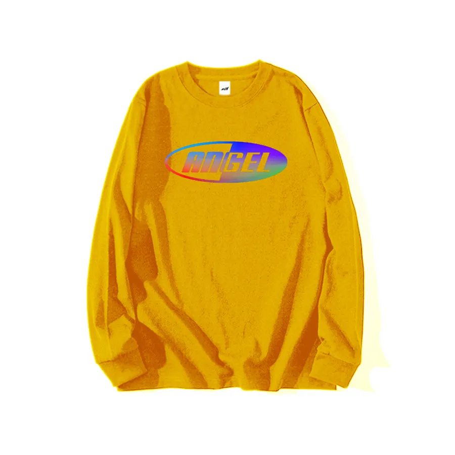 ANGEL REFLECTIVE LONG SLEEVE T-SHIRT YELLOW - MJN ORIGINALS