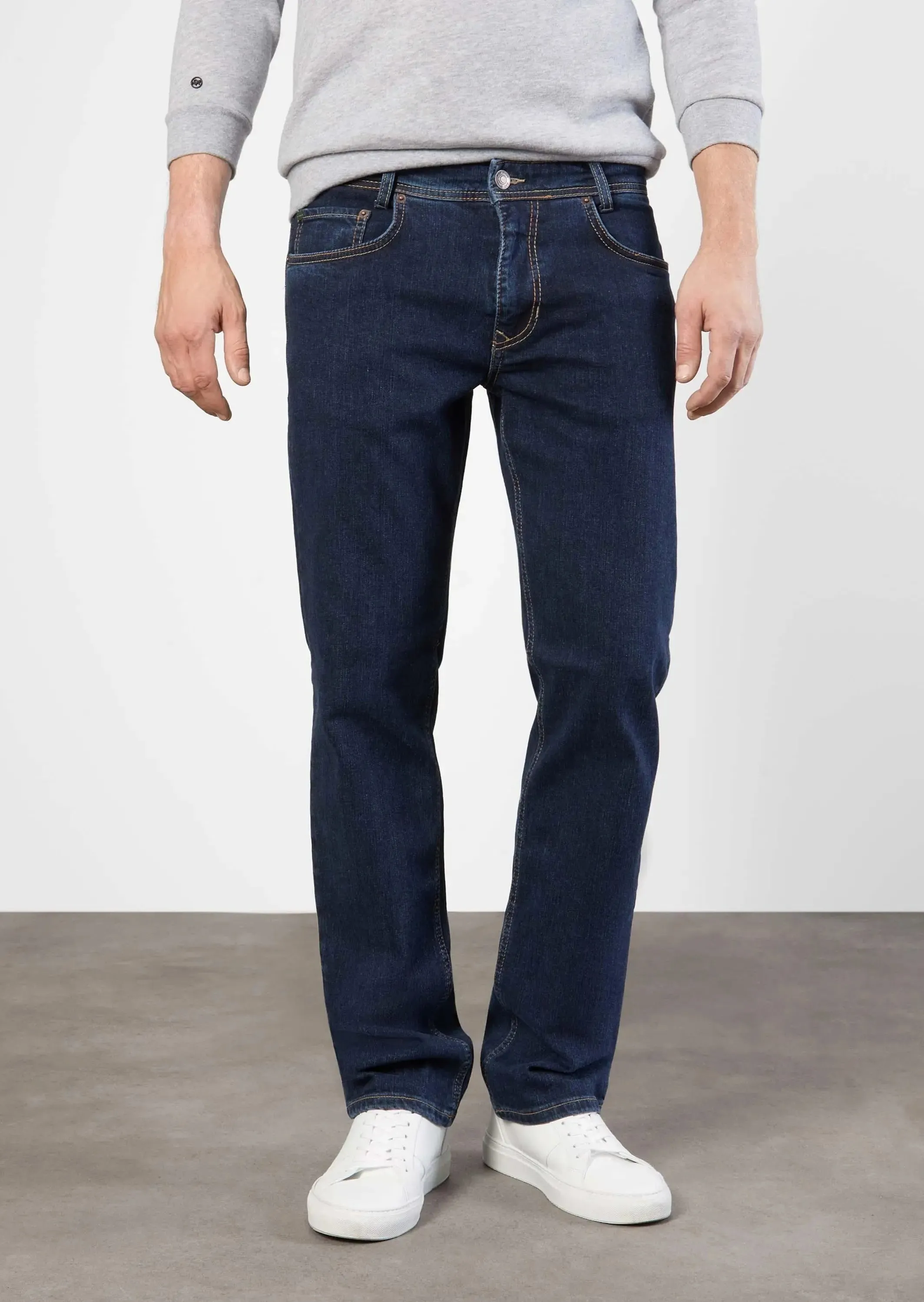 Arne Denim Jeans - Deep Blue Stonewash