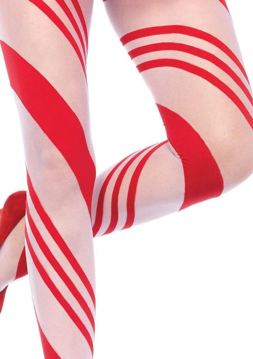 Arya Sheer Candy Striped Tights