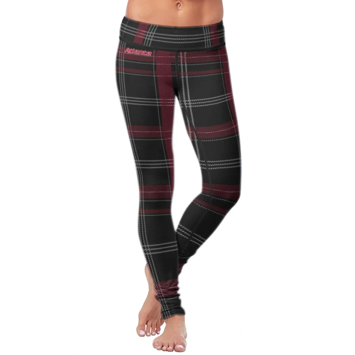 Atlanta Football Plaid Leggings