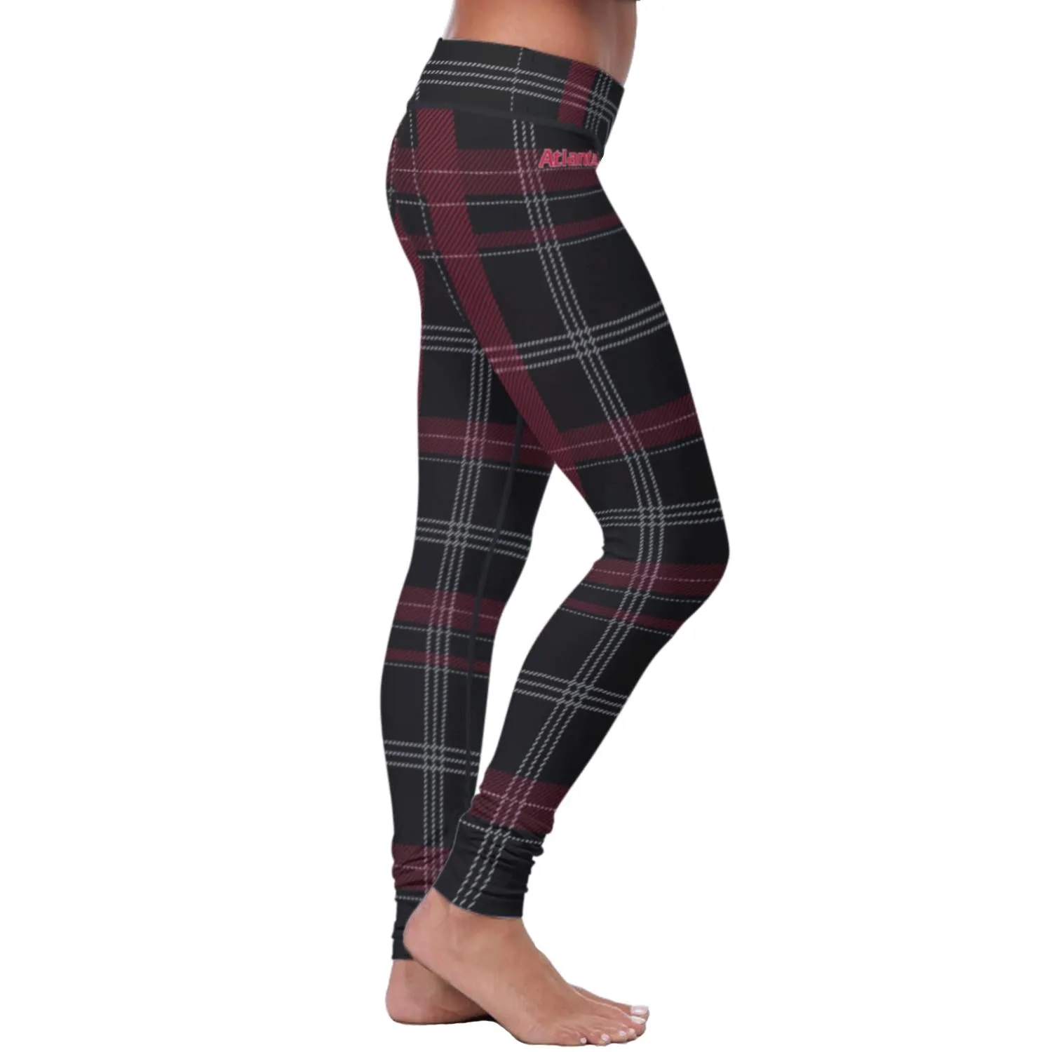 Atlanta Football Plaid Leggings