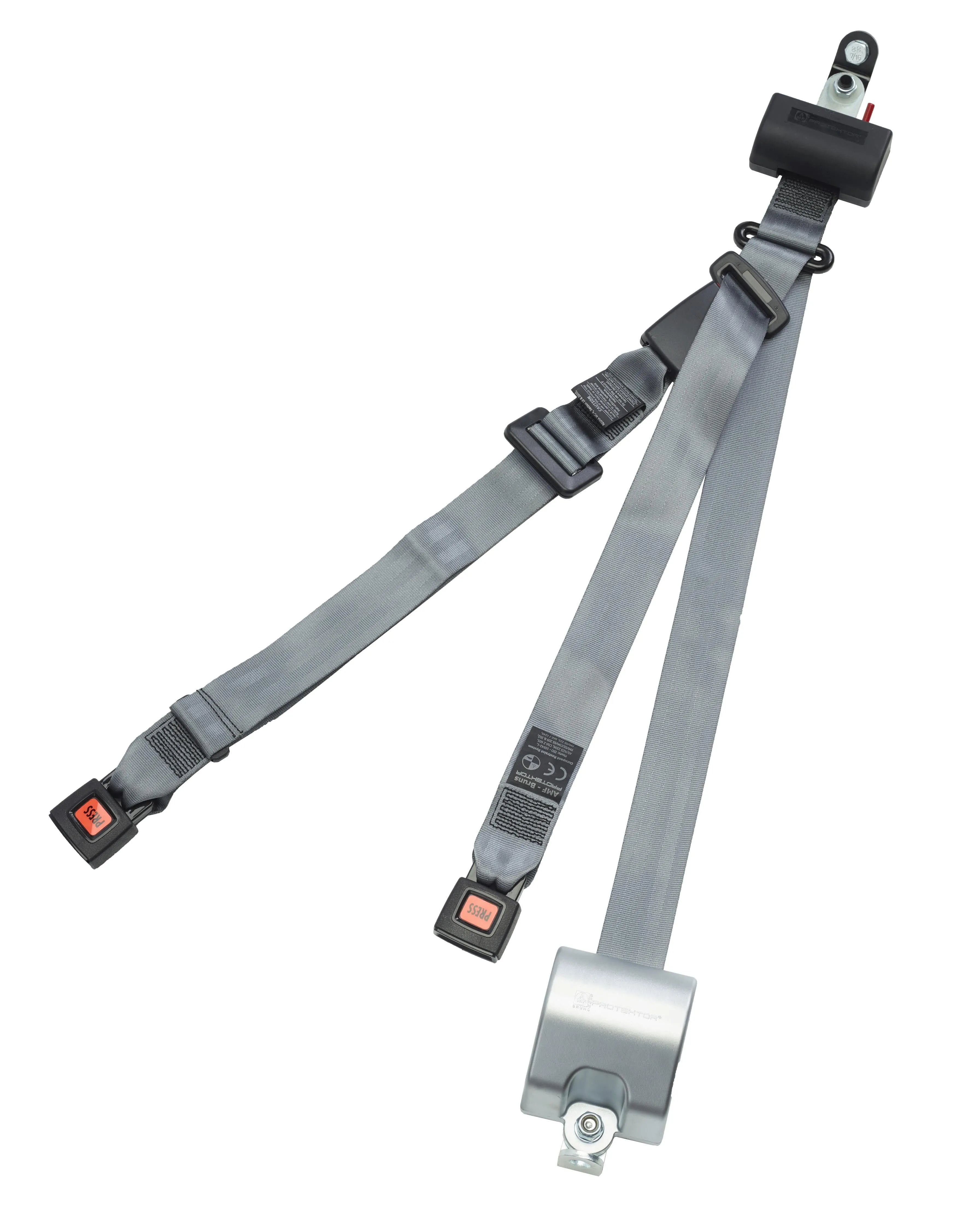 Automatic 3 Pt Retractor w/Retractable Height Adjuster, L-track | H370253