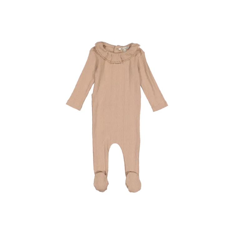 Bebe Collar Overall-Dusty Rose