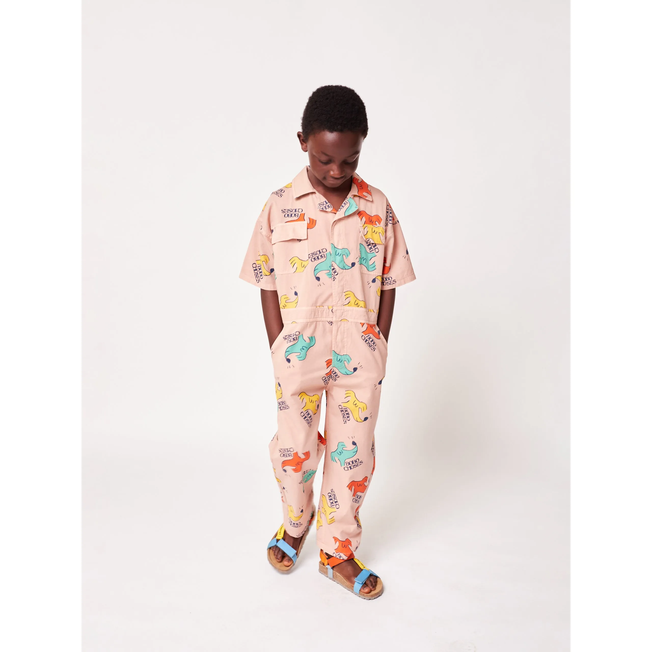 Bobo Choses Sniffy Dog Woven Overall