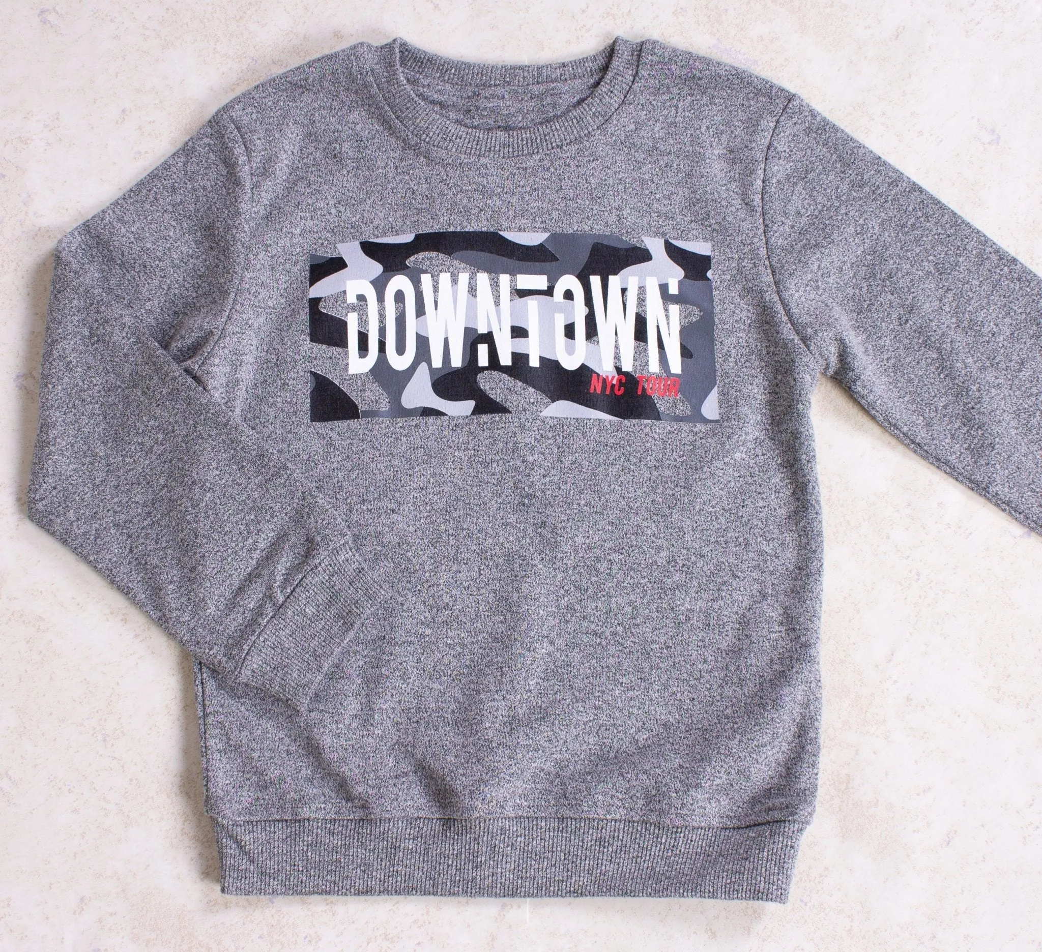 Boys' Gray Downtown Fall Sweatshirt