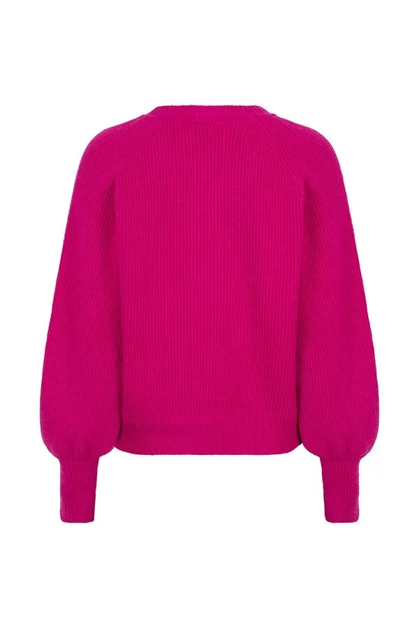 Cardigan Aria - Fuchsia