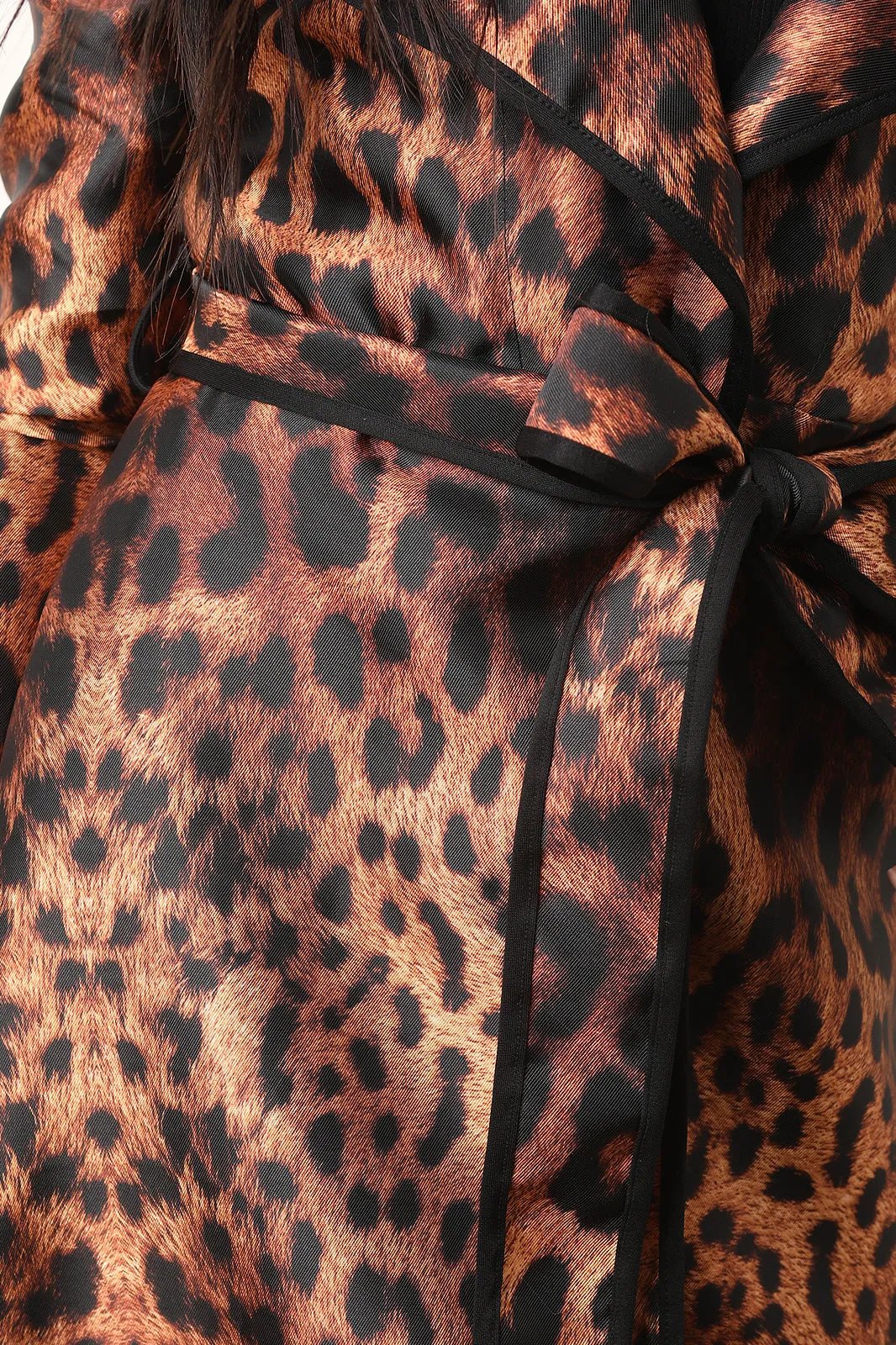 Cheetah Print Trench Coat