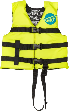 CHILD FLOTATION VEST HI-VIS/BLUE