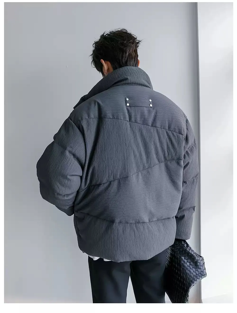 Chuan Layered Textured Down Jacket