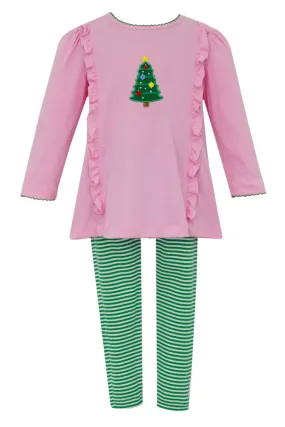 Claire & Charlie Xmas Tree Tunic Set