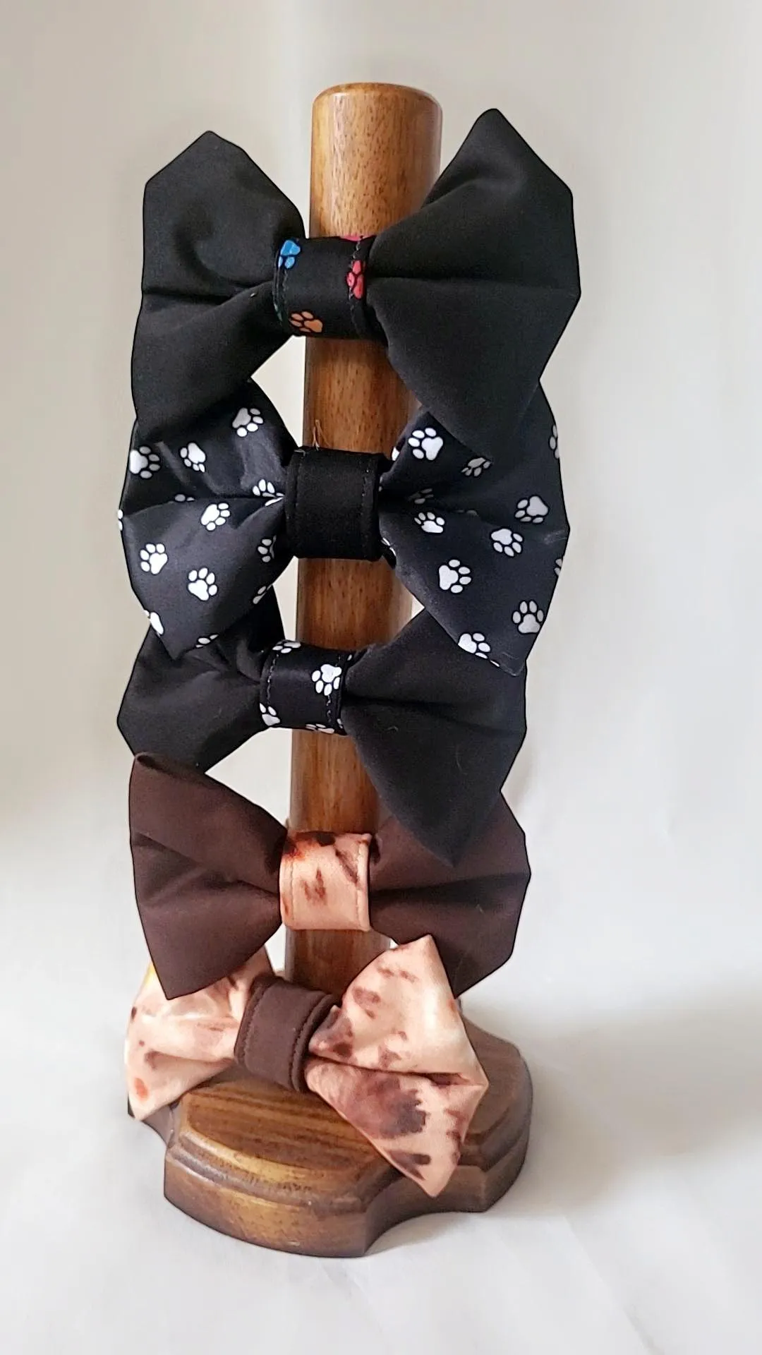 Collar Bow Tie - Black Prints