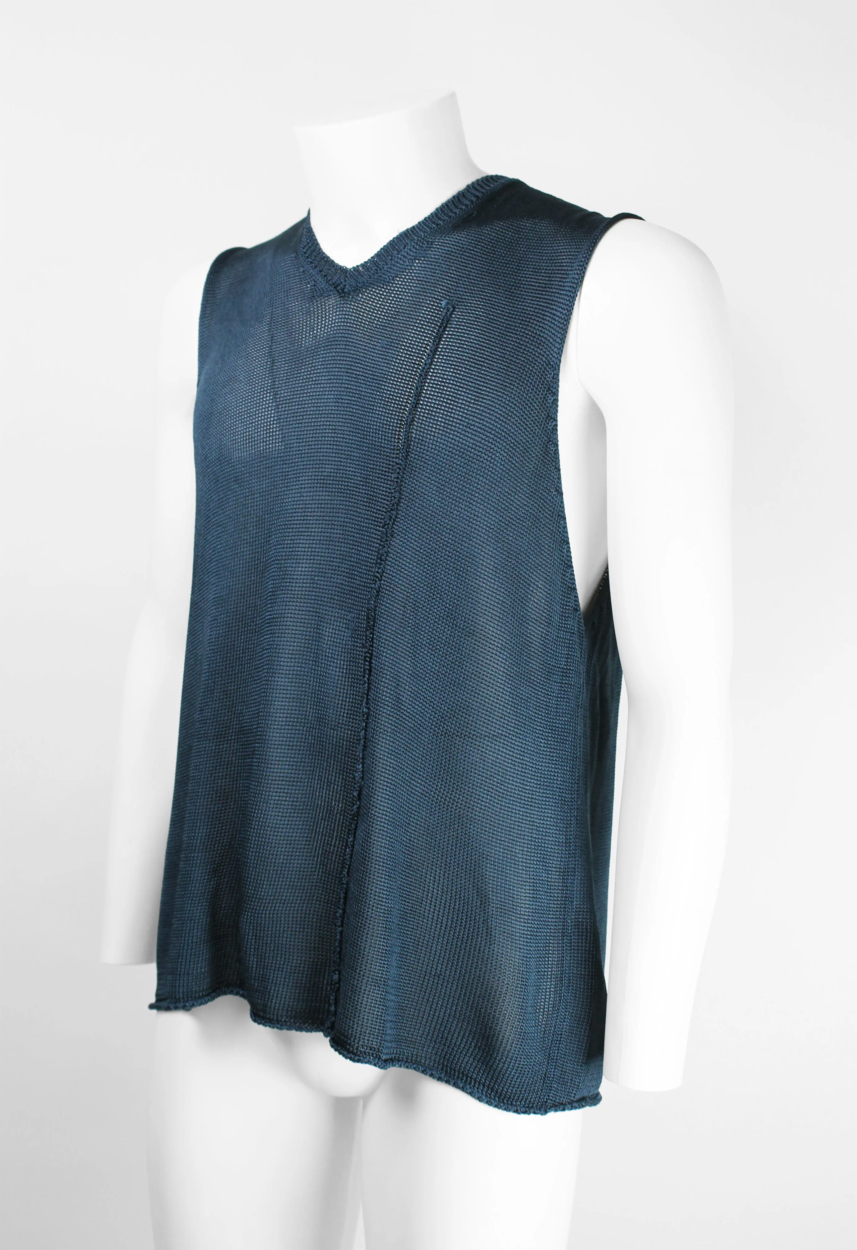 COMME DES GARCONS HOMME 1994 KNITTED RAYON VEST