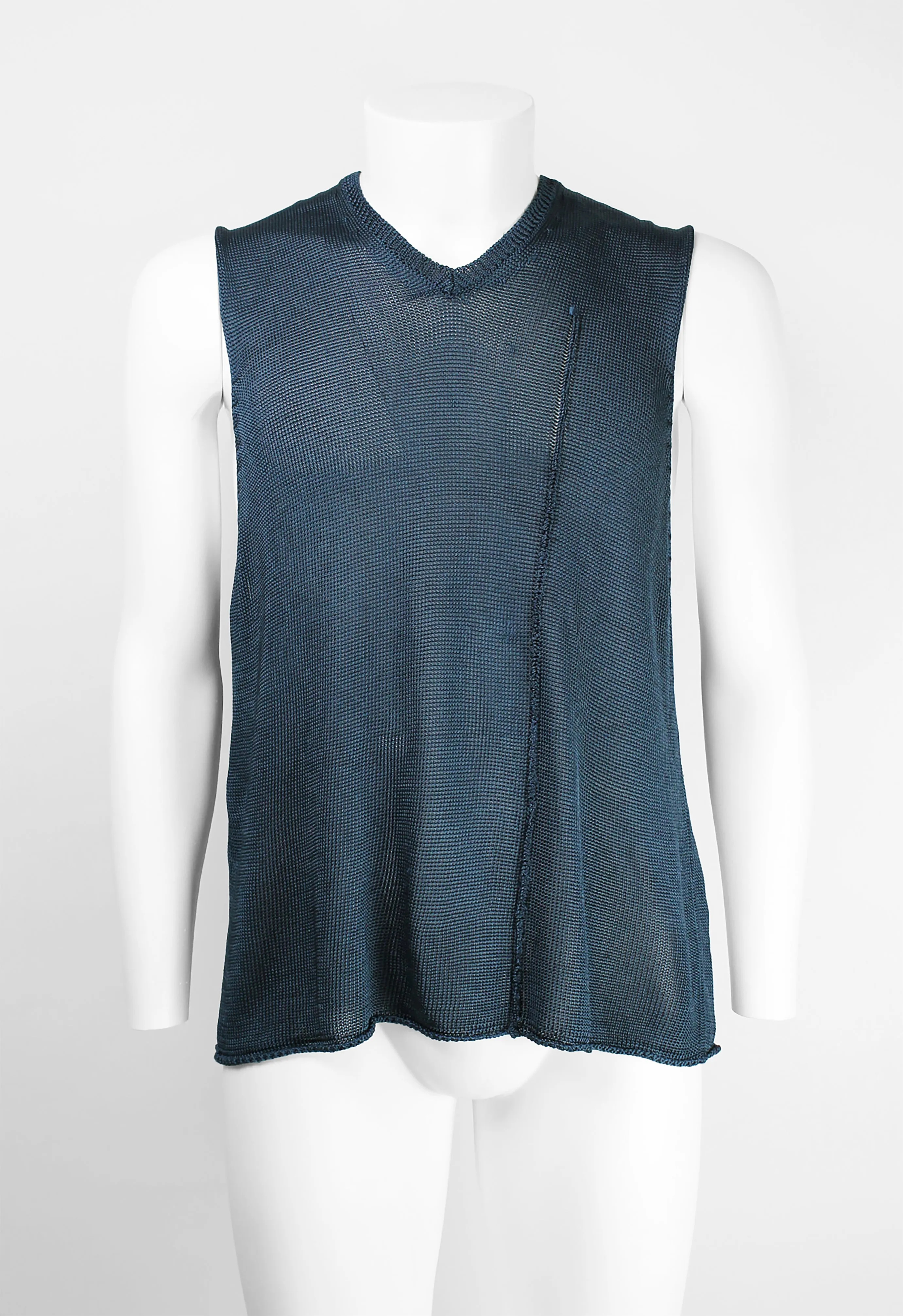 COMME DES GARCONS HOMME 1994 KNITTED RAYON VEST