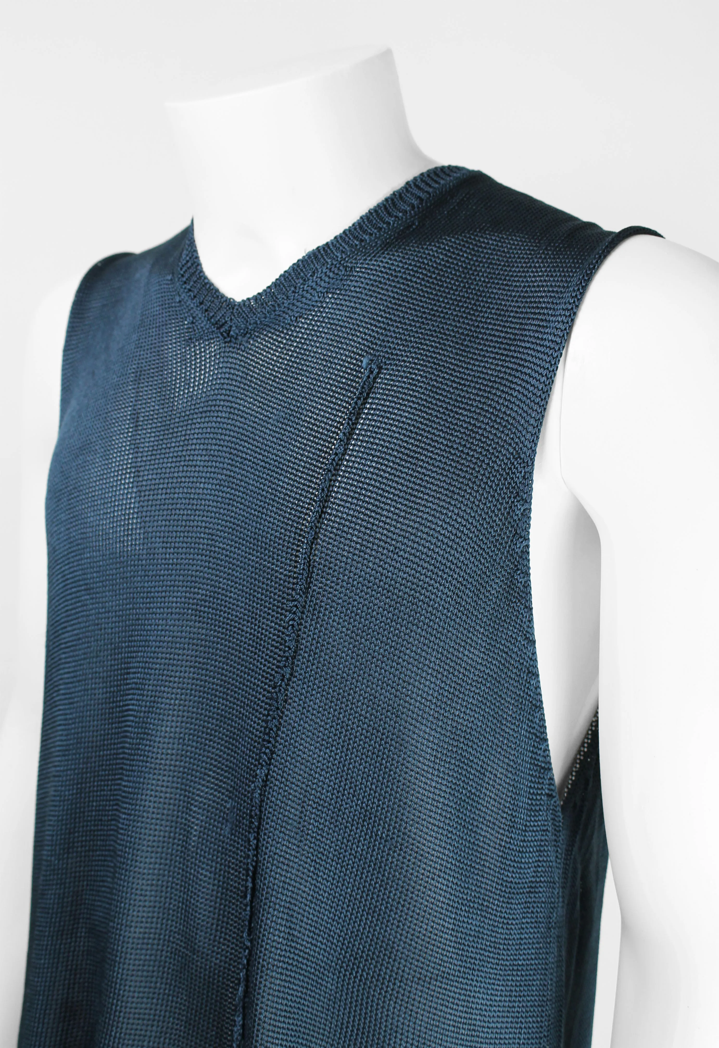 COMME DES GARCONS HOMME 1994 KNITTED RAYON VEST