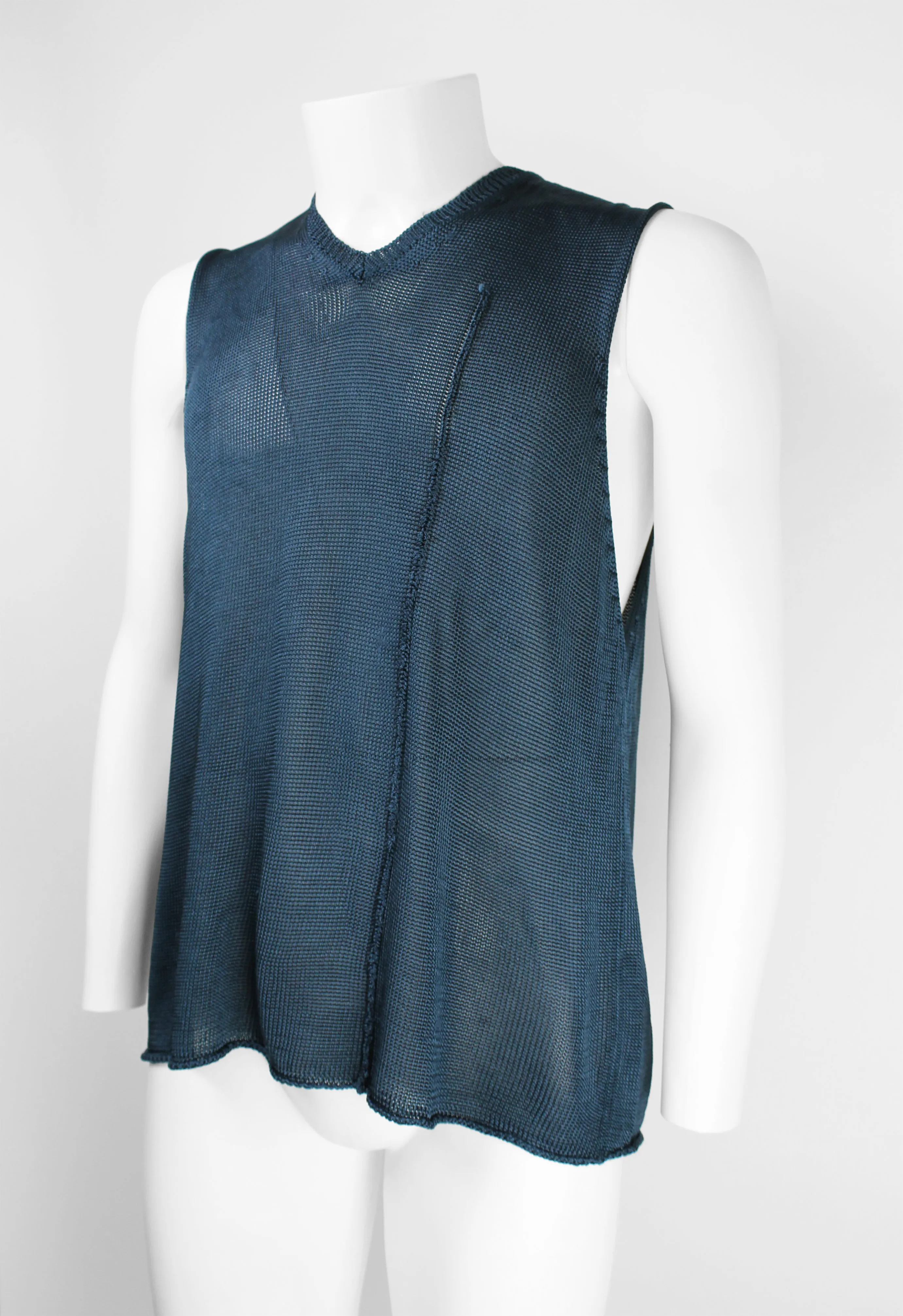 COMME DES GARCONS HOMME 1994 KNITTED RAYON VEST