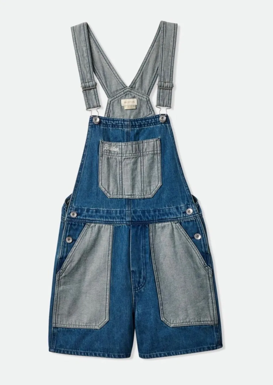 Costa Short Overall Two Tone Indigo