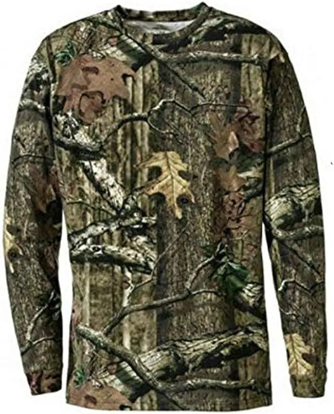 Country Wear Jungle Print Mens Long Sleeve T-Shirt