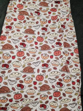 CP Fall Pumpkin and Thanksgiving Dinner Leggings