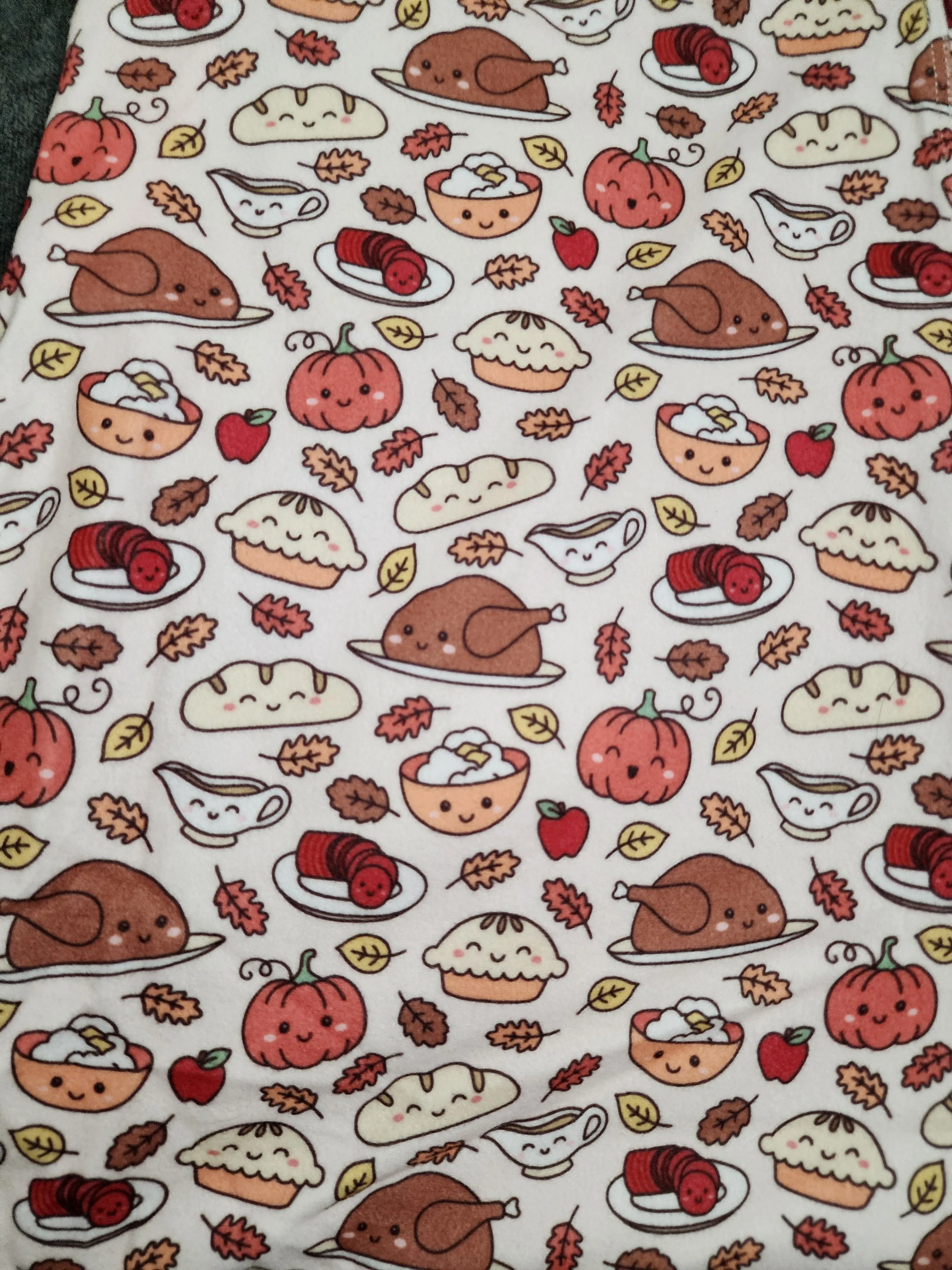 CP Fall Pumpkin and Thanksgiving Dinner Leggings