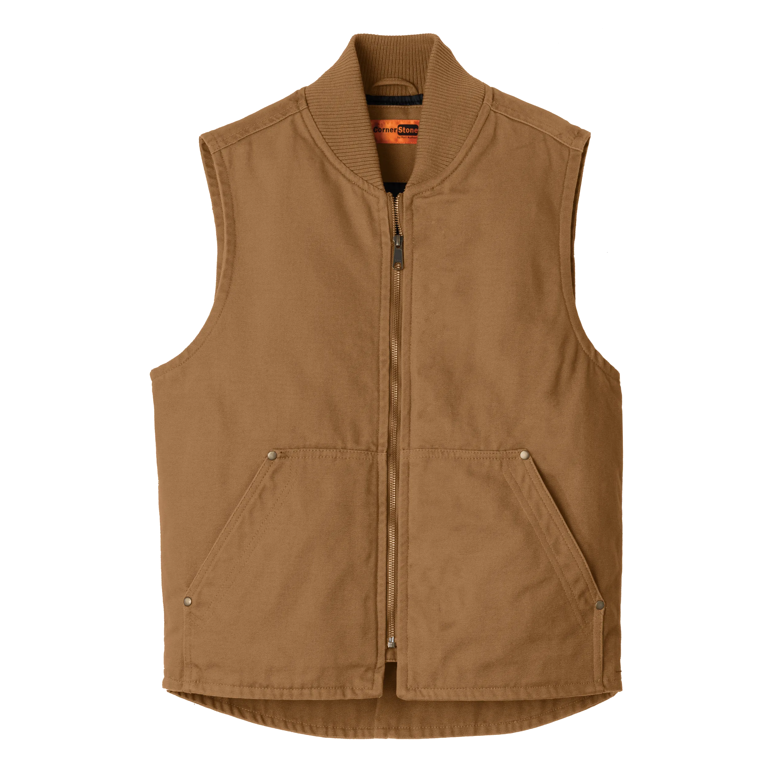 D1822M  Mens Washed Duck Cloth Vest