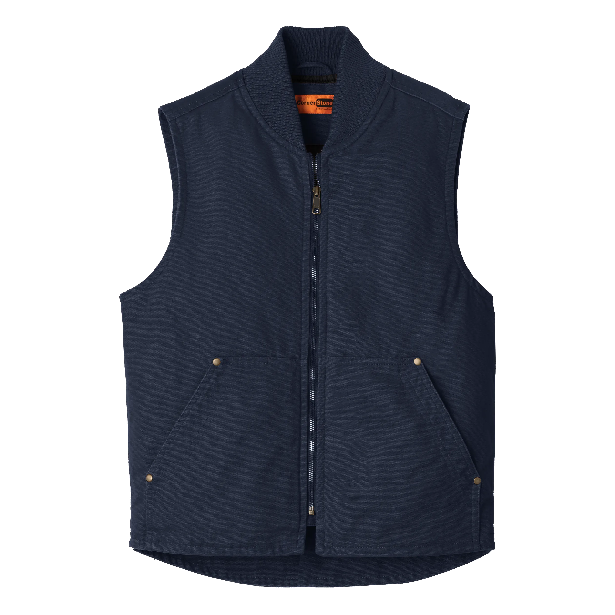 D1822M  Mens Washed Duck Cloth Vest