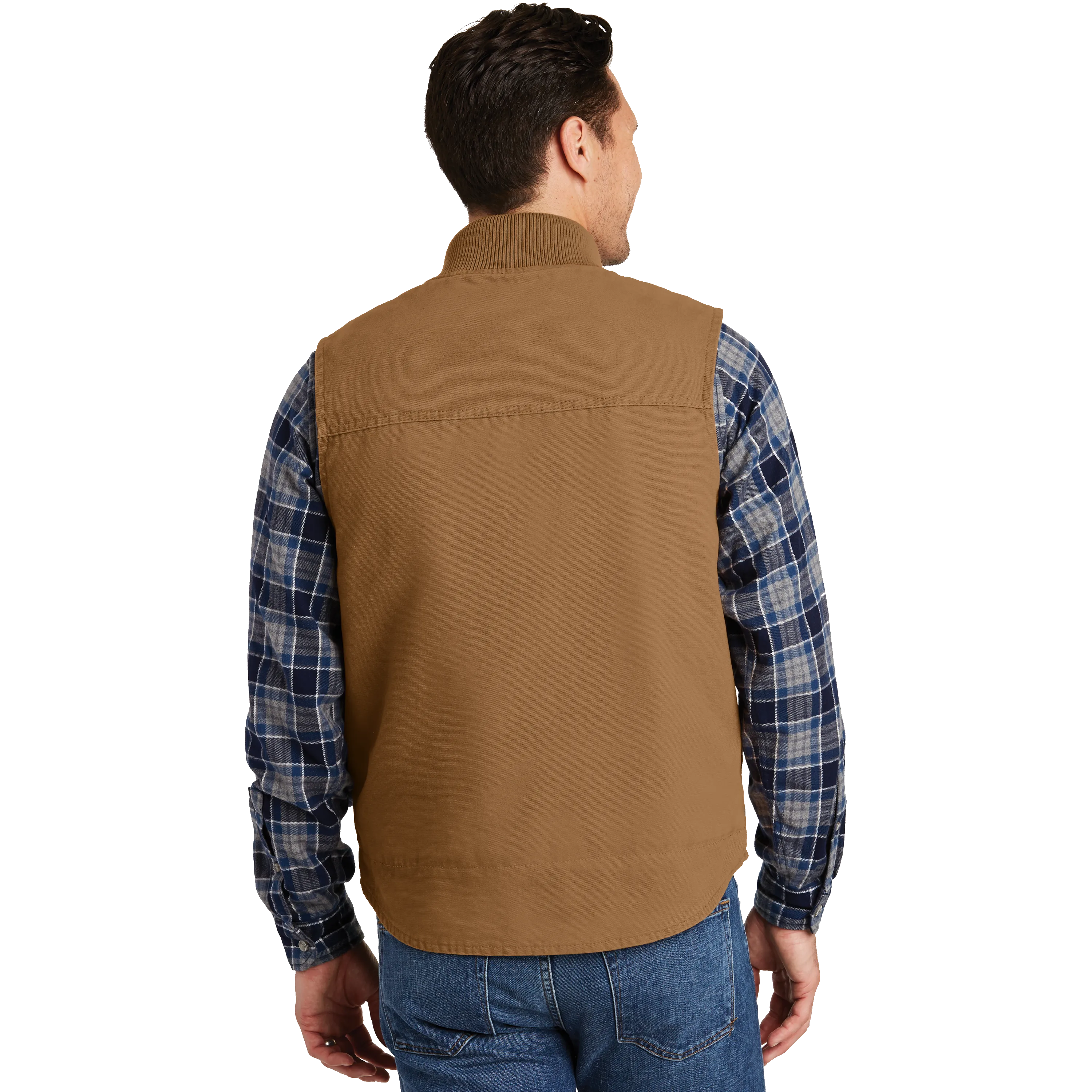 D1822M  Mens Washed Duck Cloth Vest