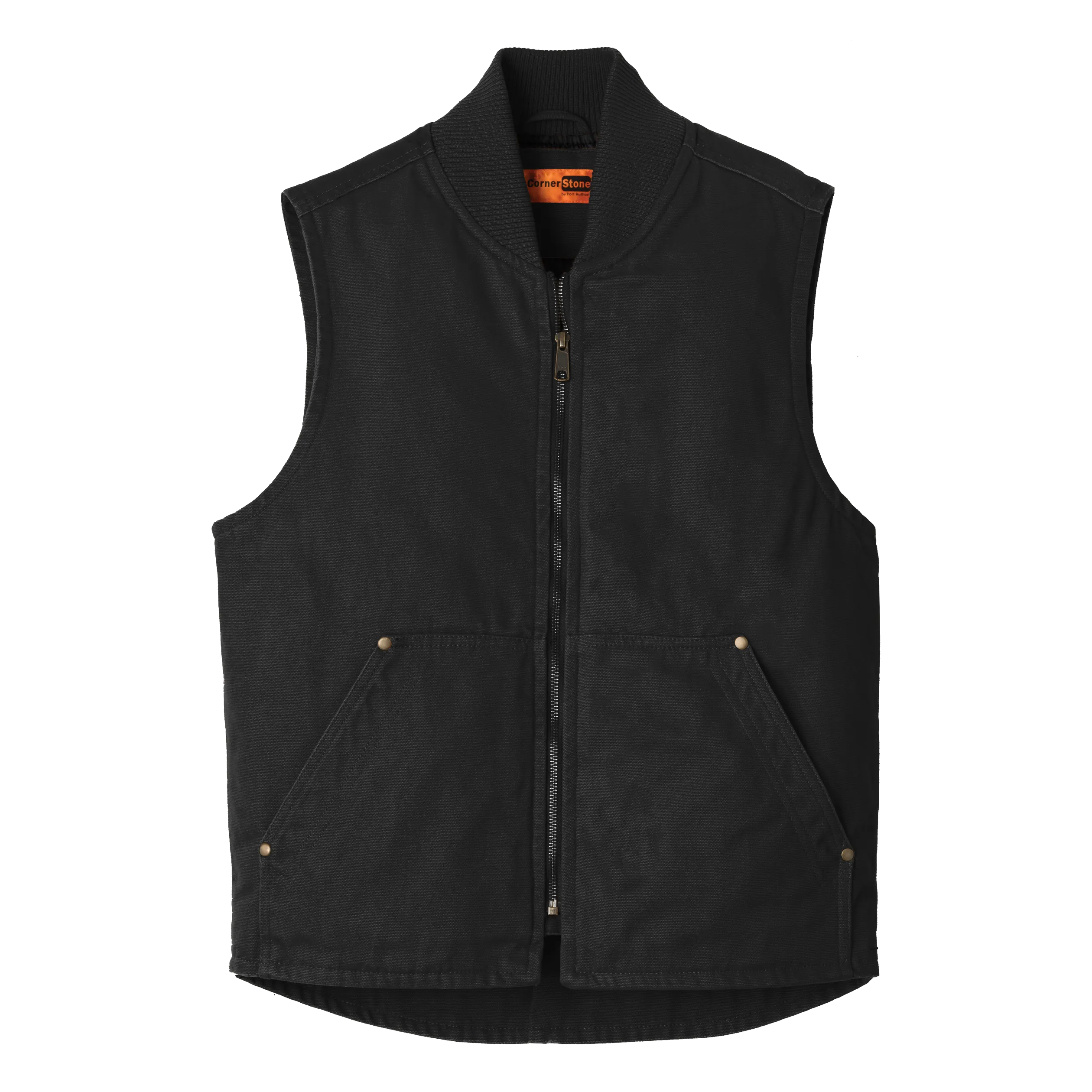 D1822M  Mens Washed Duck Cloth Vest