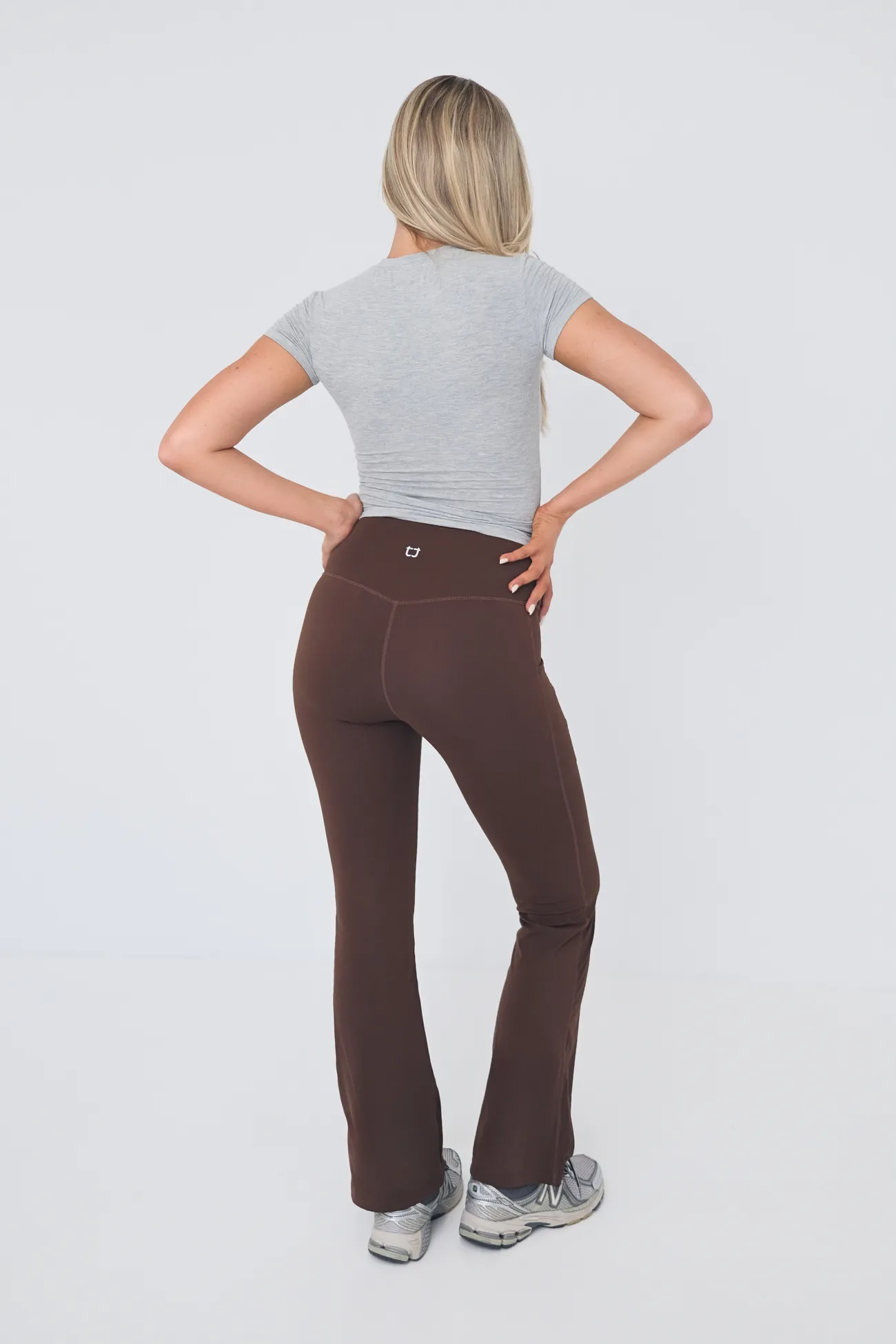 Daze Flare Pocket Leggings - Espresso