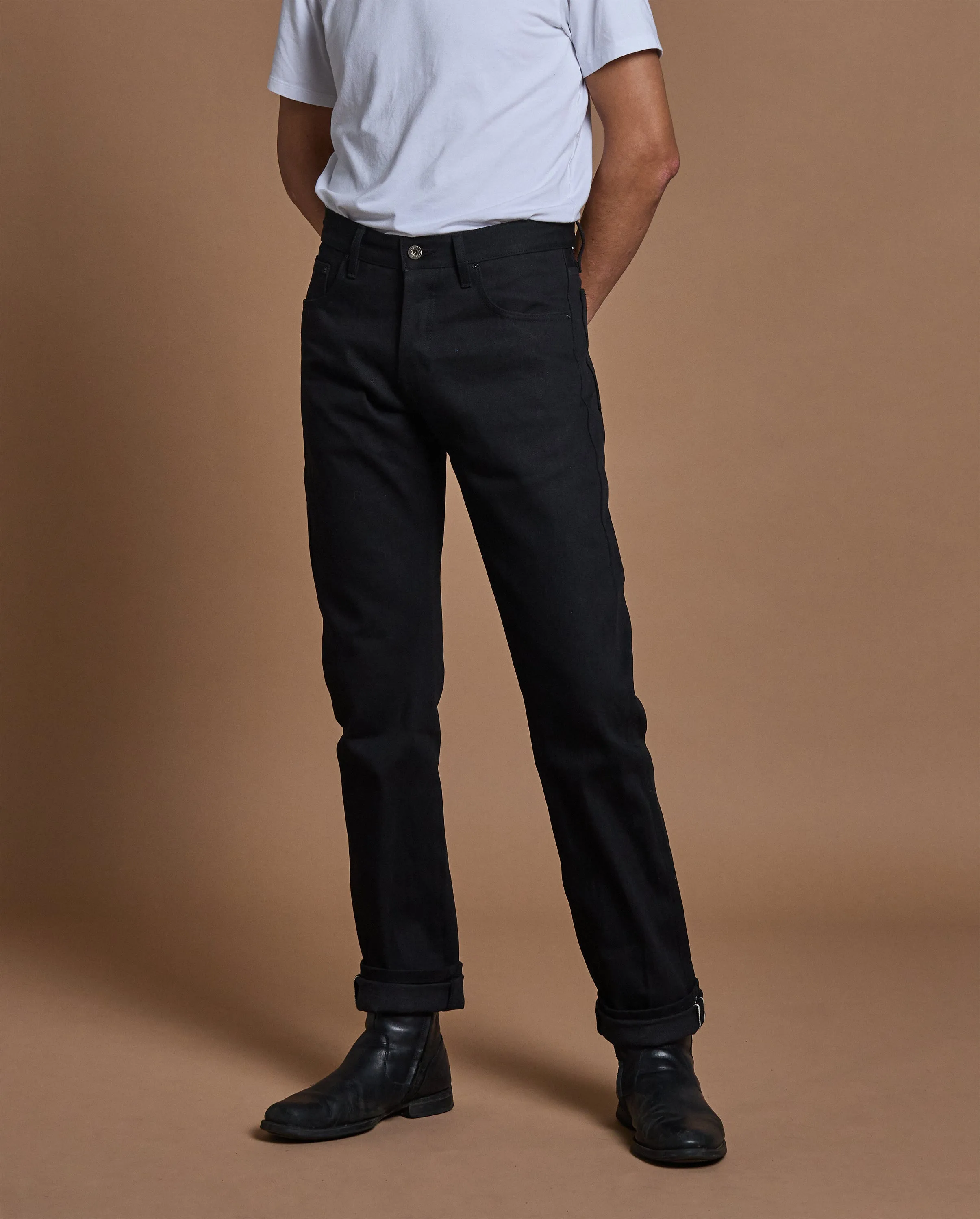 Denim - SLM fit - Black Nihon Menpu - FINAL SALE