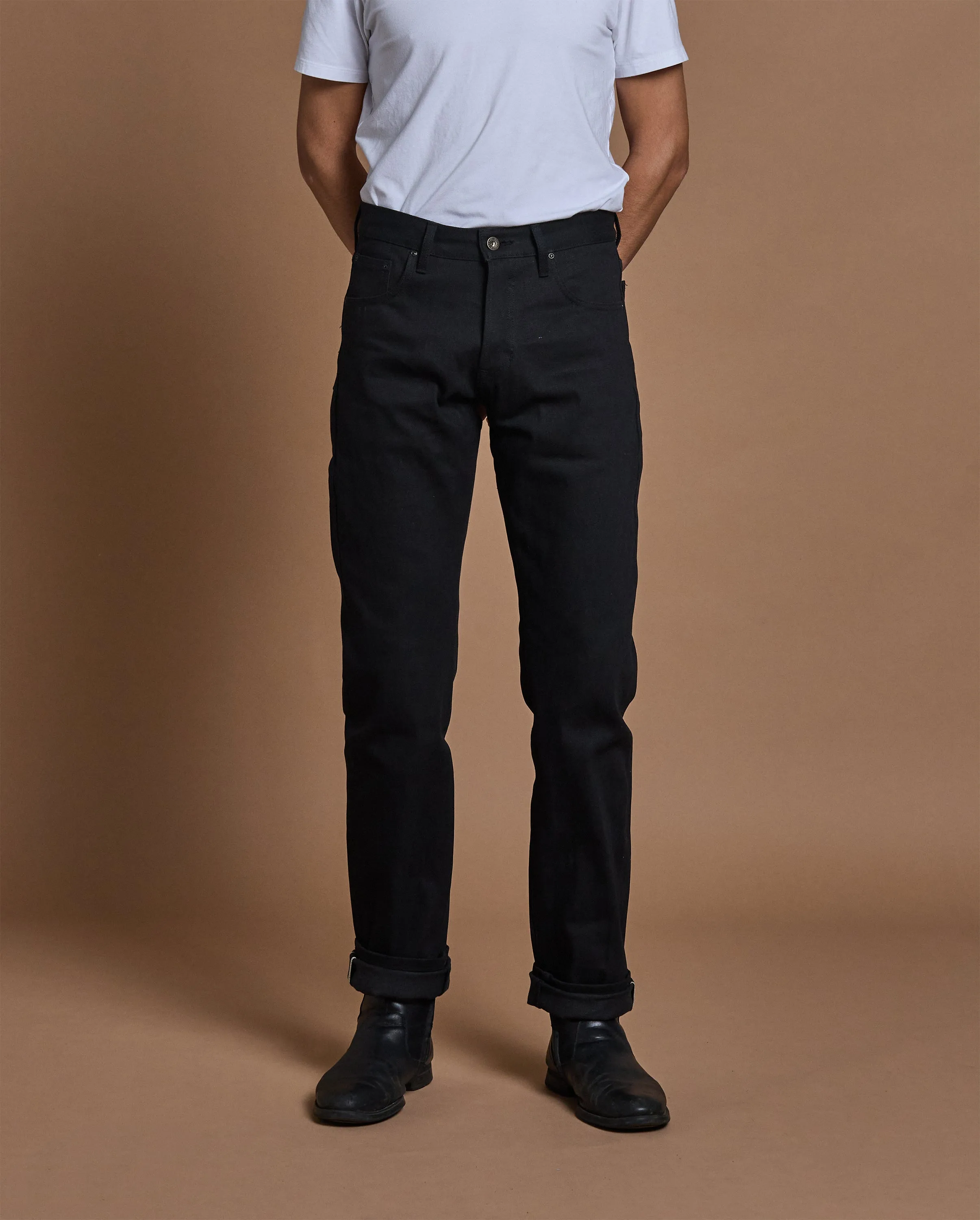 Denim - SLM fit - Black Nihon Menpu - FINAL SALE