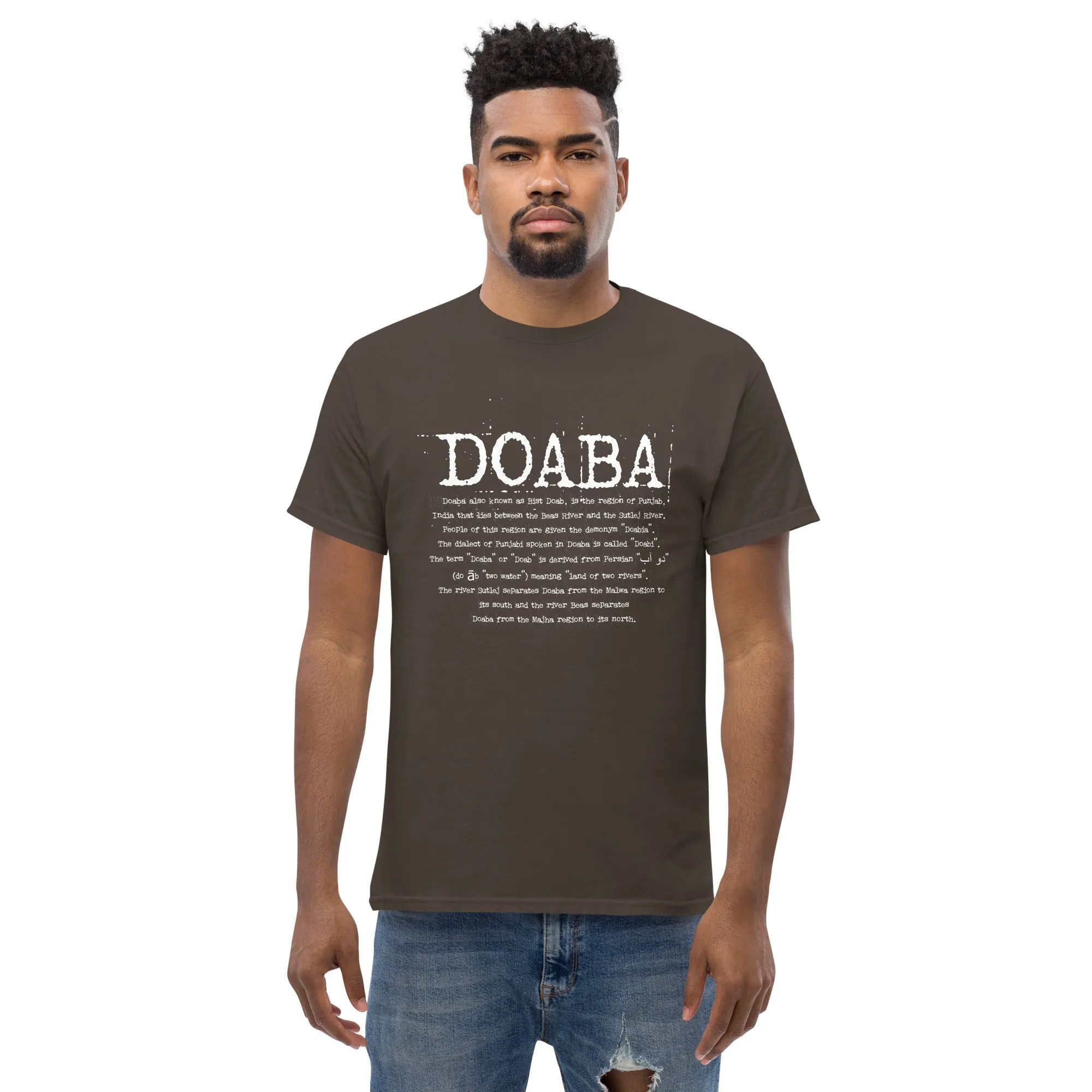 Doaba Text Men's classic tee