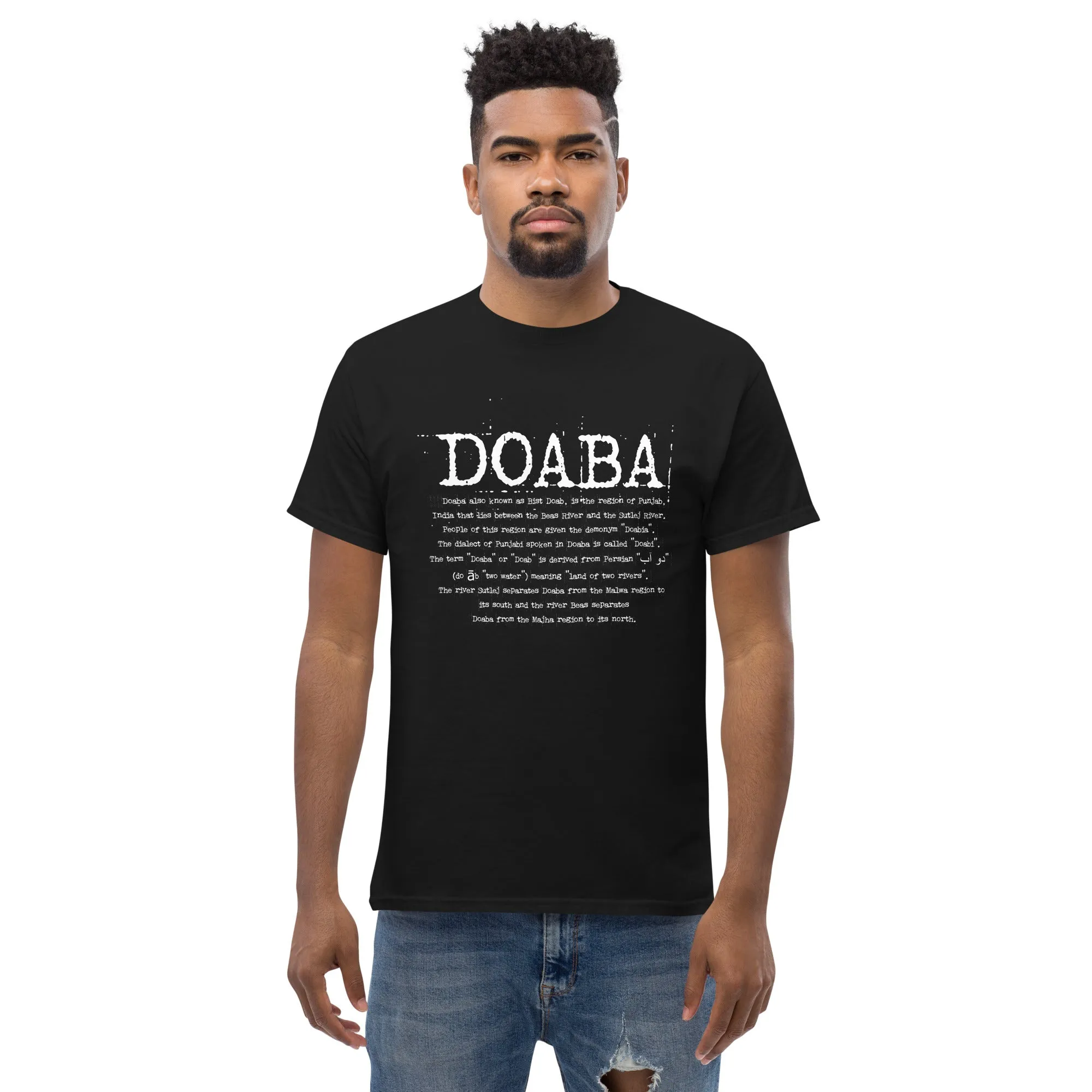 Doaba Text Men's classic tee