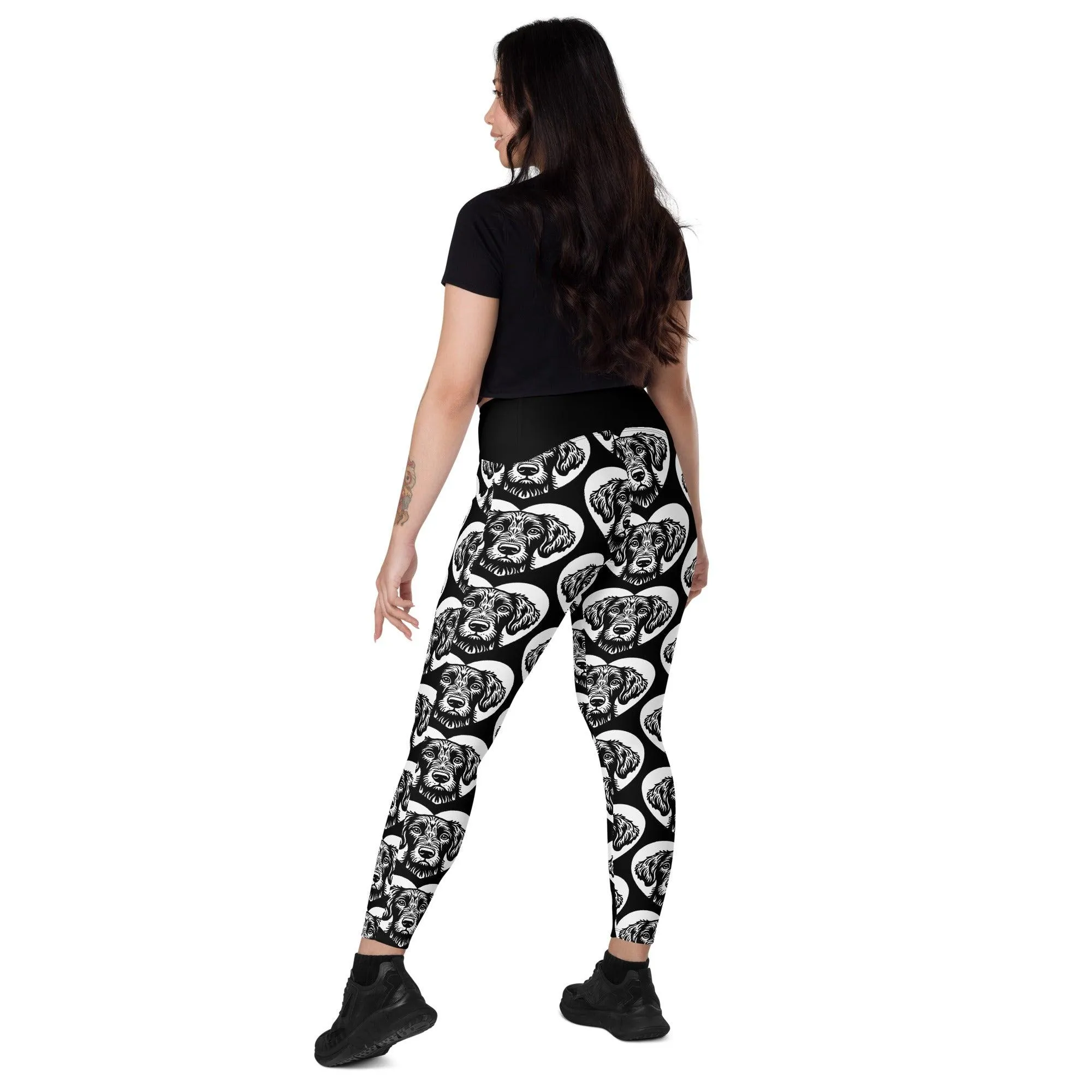 DOG BREED LEGGINGS with pockets - PUDELPOINTER - HERTTAHOUND