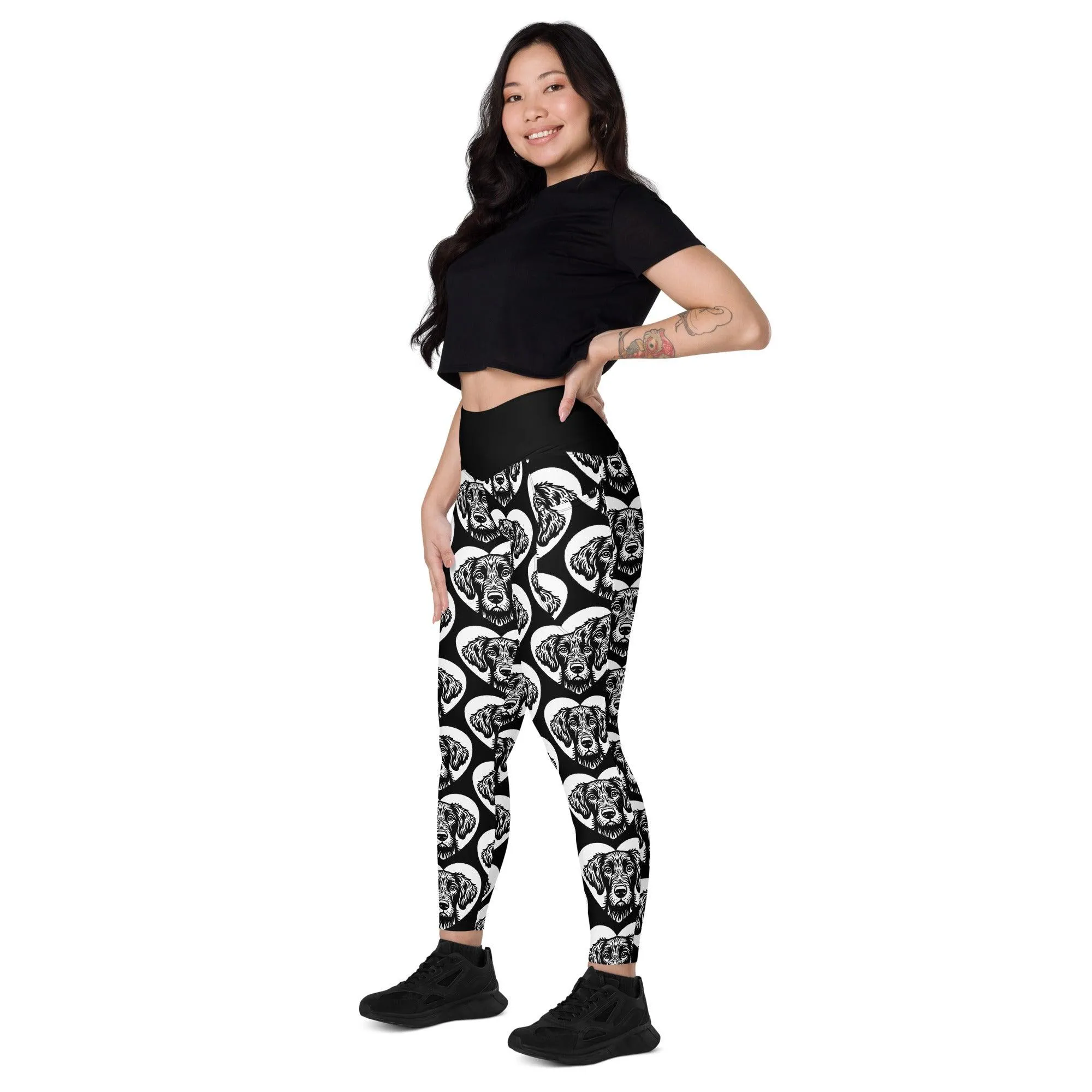 DOG BREED LEGGINGS with pockets - PUDELPOINTER - HERTTAHOUND