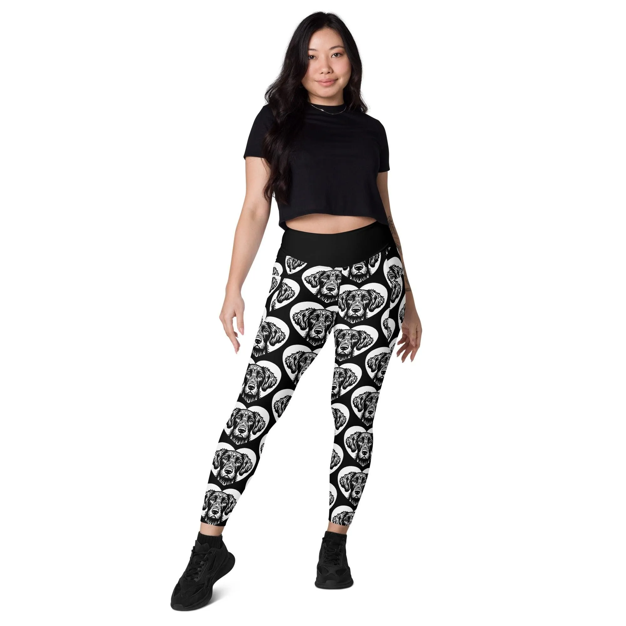 DOG BREED LEGGINGS with pockets - PUDELPOINTER - HERTTAHOUND