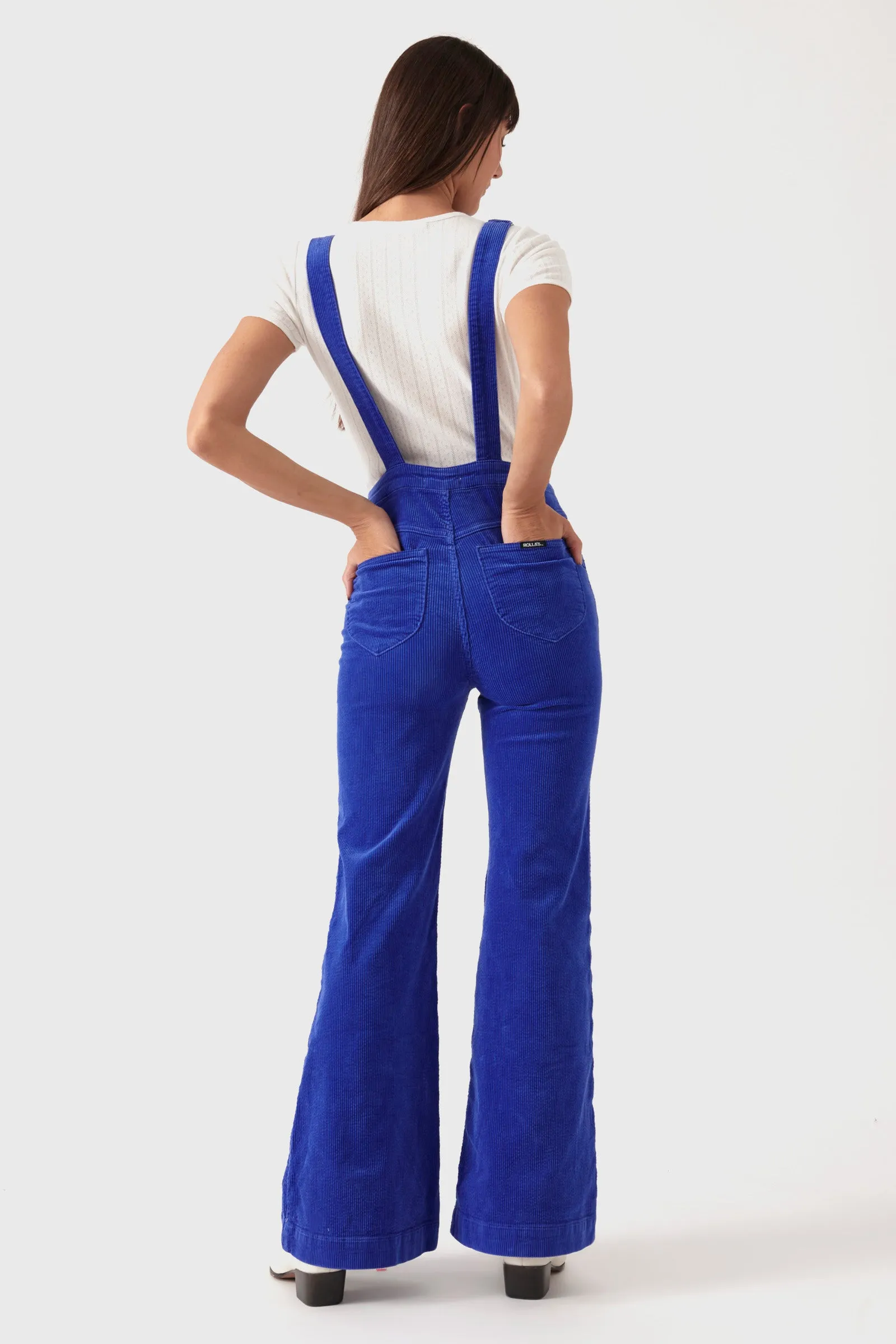 Eastcoast Flare Overall - Electric Blue Cord