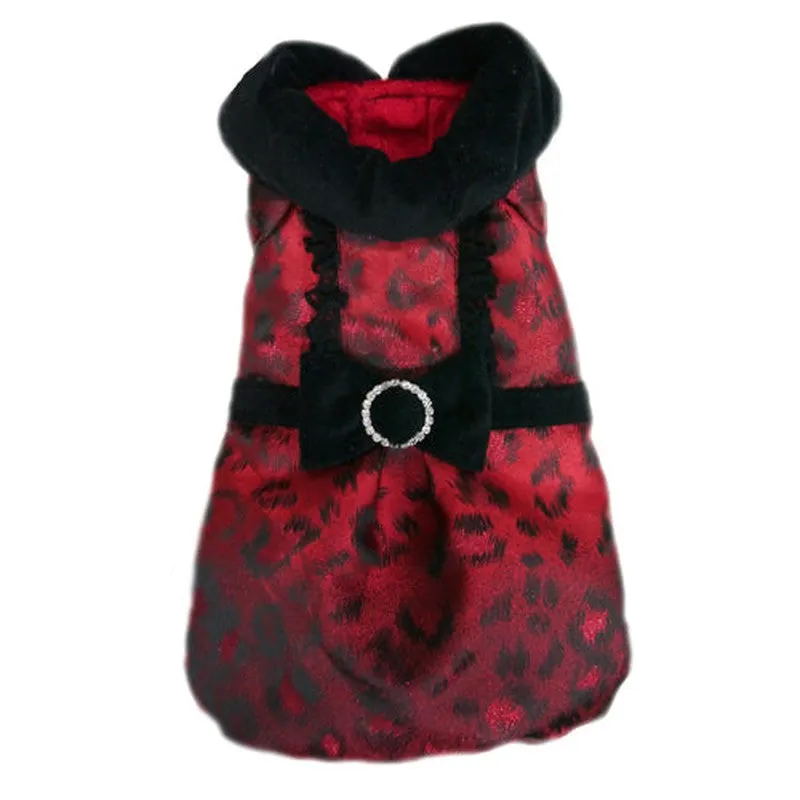 Elizabeth City Coat - Festive Elegance for Your Pet