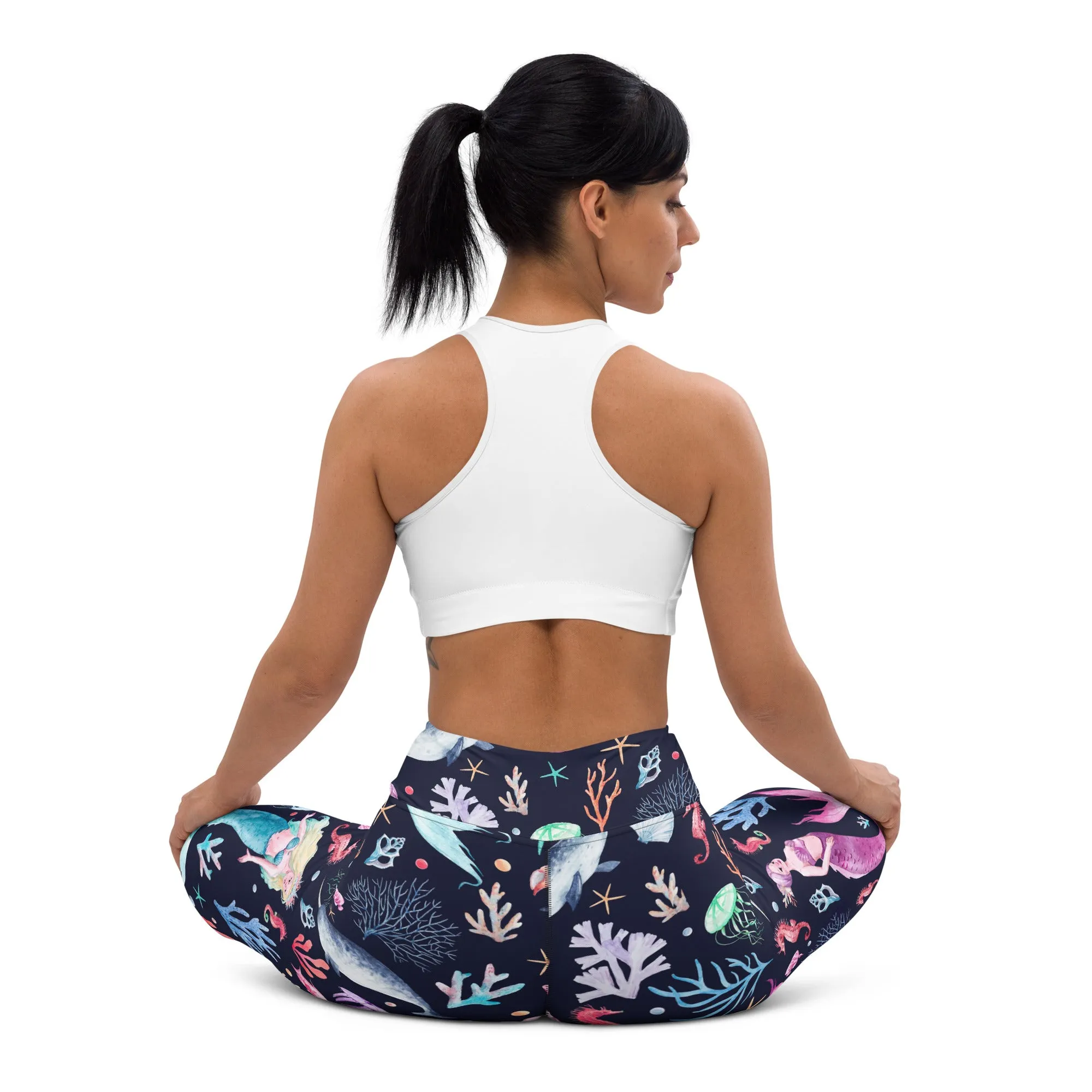 Enchanted Mermaids Yoga Leggings