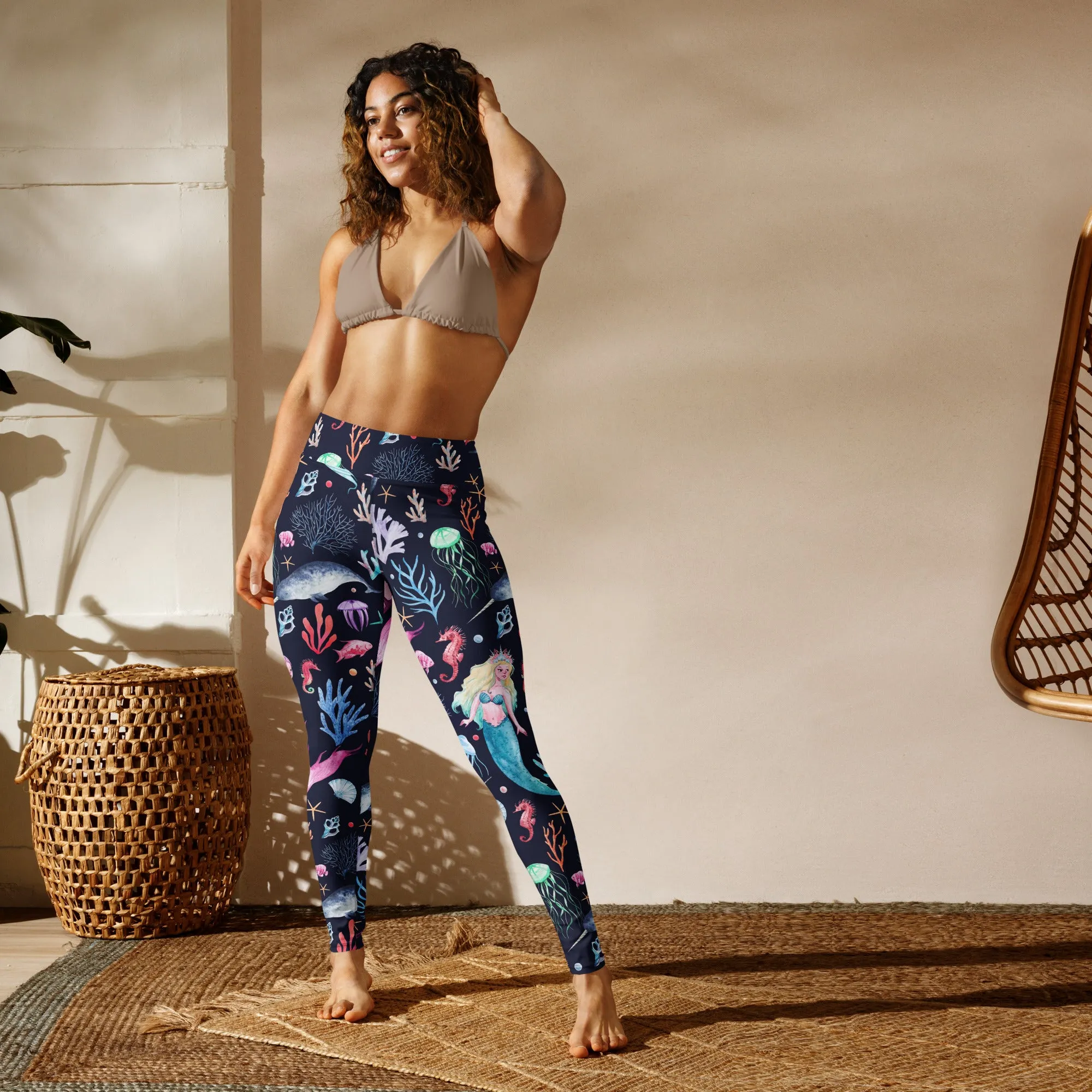 Enchanted Mermaids Yoga Leggings