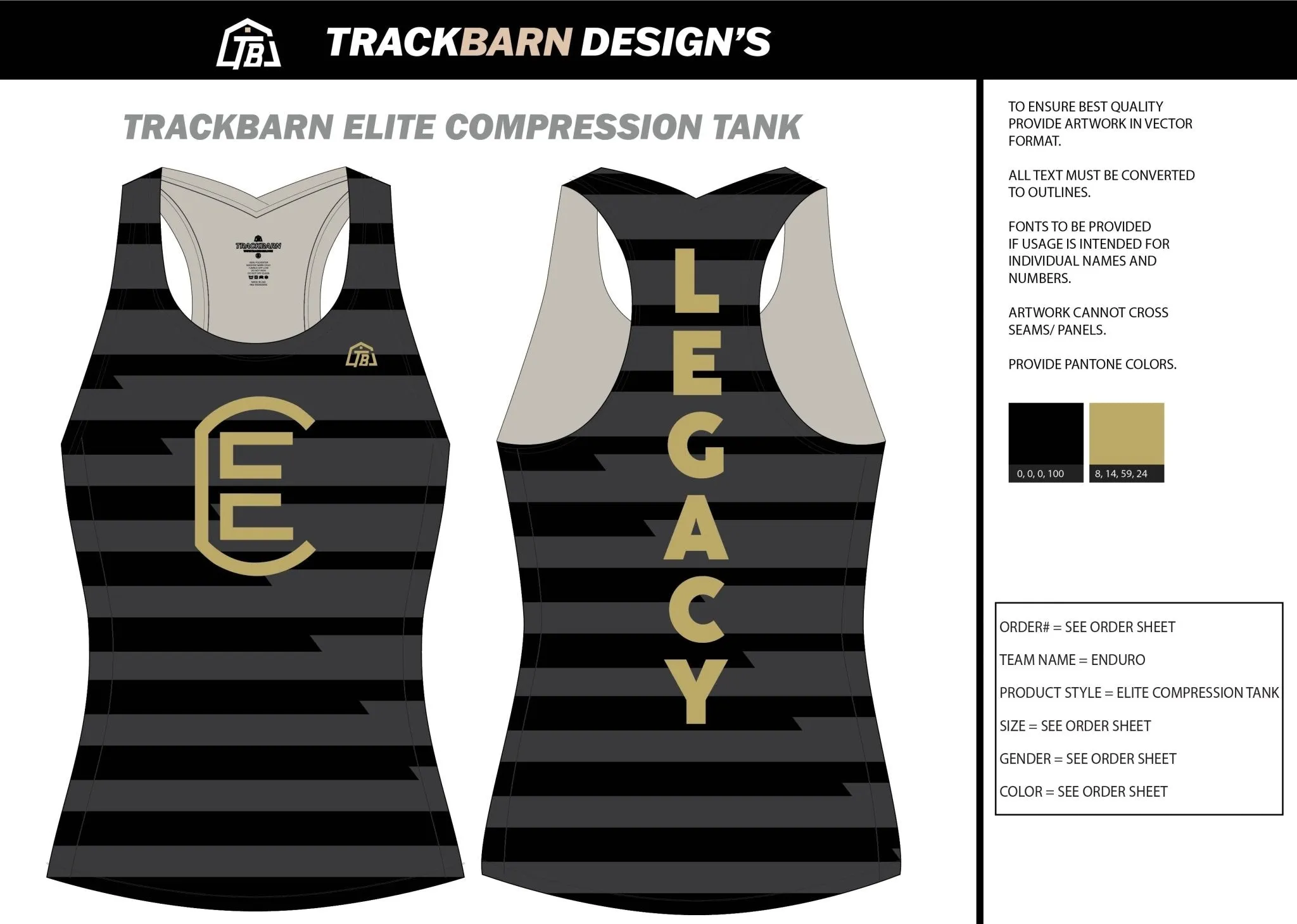 Enduro-- Womens Compression Tank